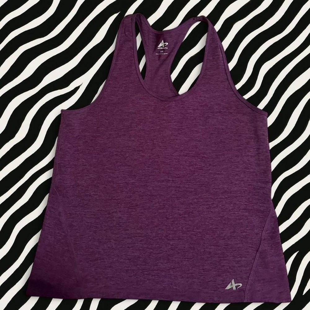 Athletech Purple Racerback Tank Top